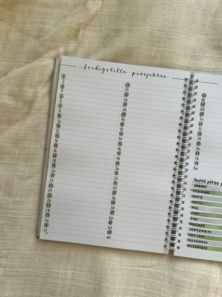 The Bullet Journal for Knitters 2025 - Norsk