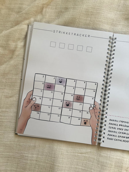 The Bullet Journal for Knitters 2025 - Norsk