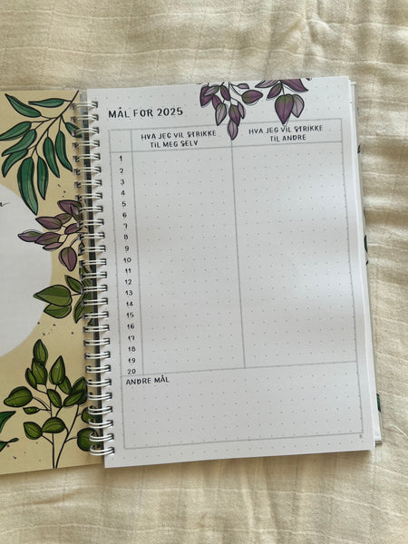 The Bullet Journal for Knitters 2025 - Norsk