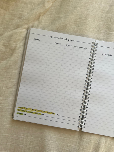 The Bullet Journal for Knitters 2025 - Norsk