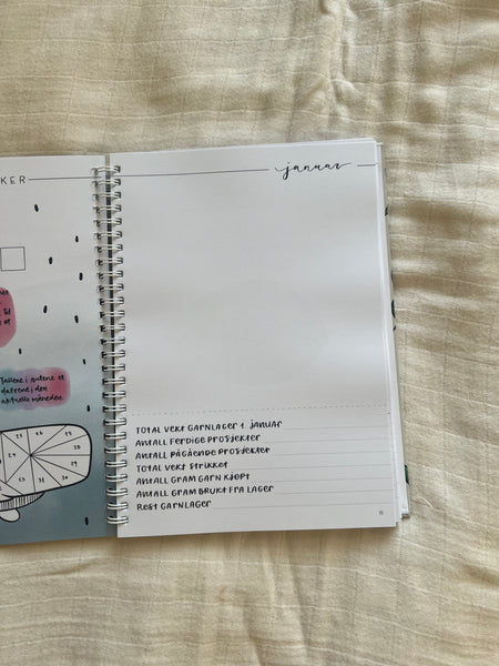 The Bullet Journal for Knitters 2025 - Norsk